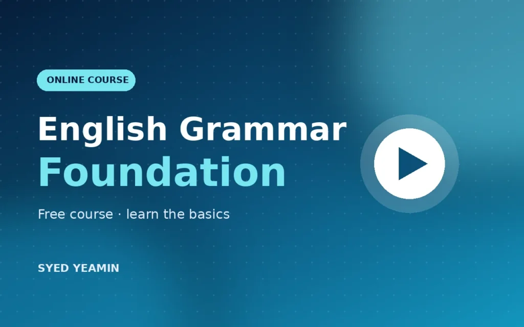 English Grammar Foundation