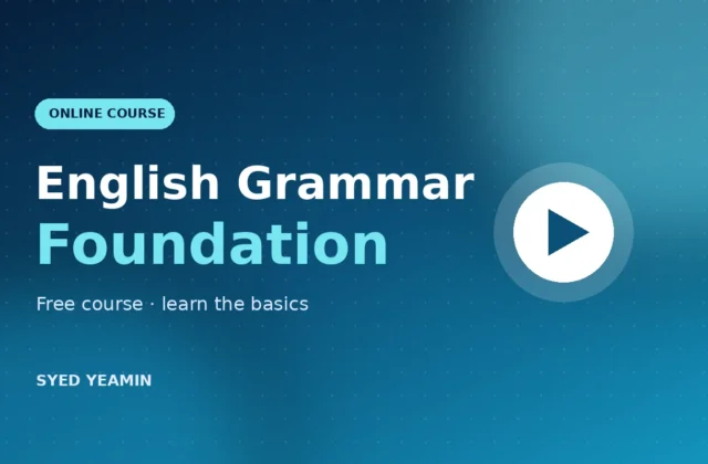 English Grammar Foundation