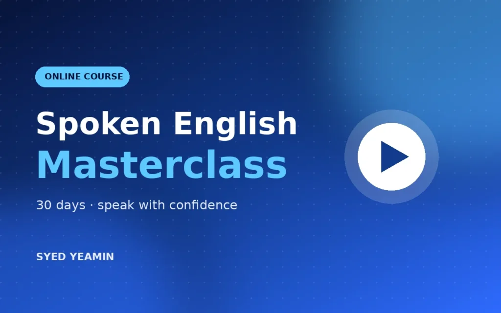 Spoken English Masterclass