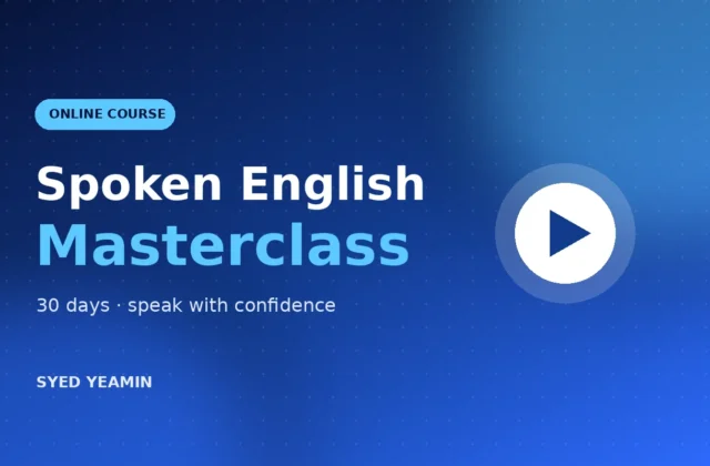 Spoken English Masterclass